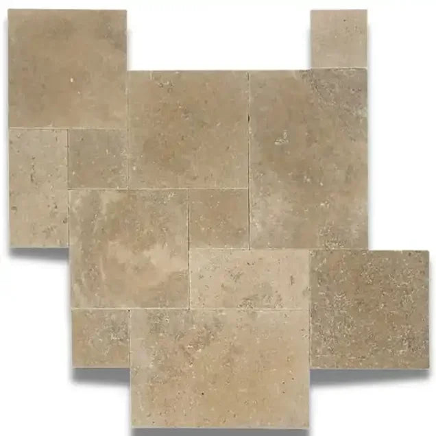 Noce Premium Tumbled Travertine Pavers