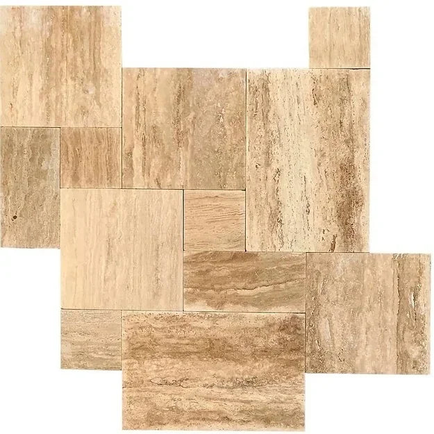 Navona Tumbled Travertine Pavers