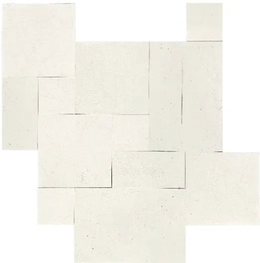 Royal White Sandblasted Marble Pavers